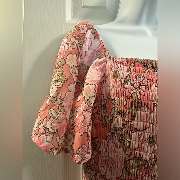 As U Wish High Low Smock Dress In Large - Picture 3 of 6